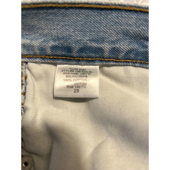 RE/DONE Originals Low Slung Rigid Jeans in Light 04 Sz 29 - Picture 10 of 15